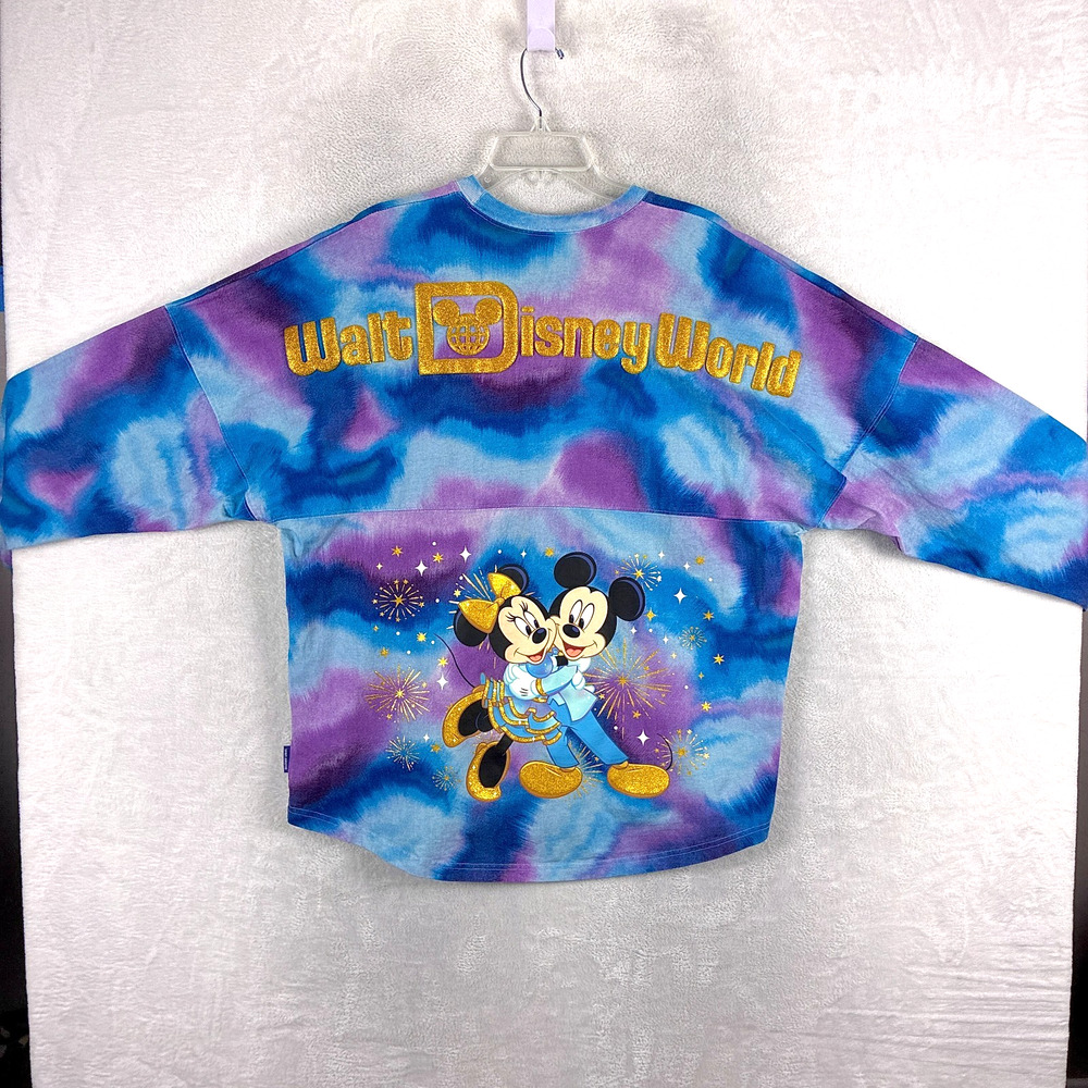 Walt Disney World Spirit Jersey Size L 50th Anniversary Grand Finale Glitter